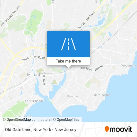 Old Gate Lane map