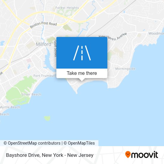Mapa de Bayshore Drive