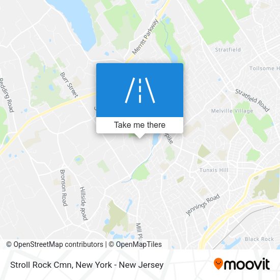 Mapa de Stroll Rock Cmn