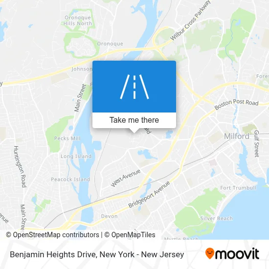 Benjamin Heights Drive map