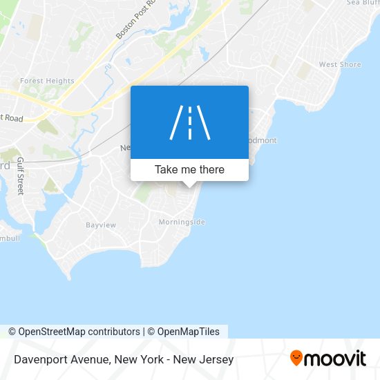 Mapa de Davenport Avenue