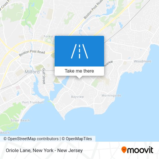 Mapa de Oriole Lane