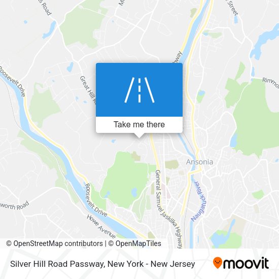 Silver Hill Road Passway map