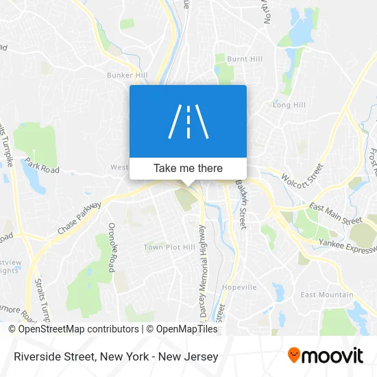 Riverside Street map