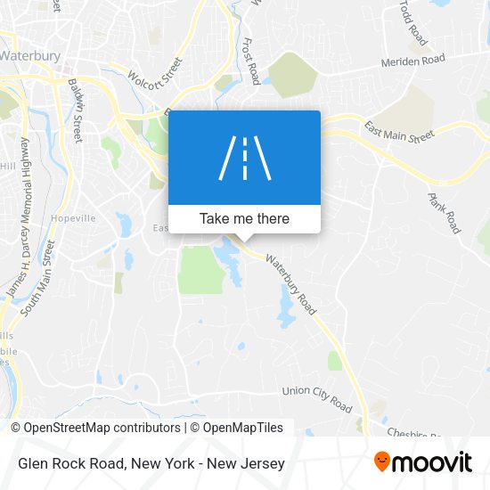 Glen Rock Road map