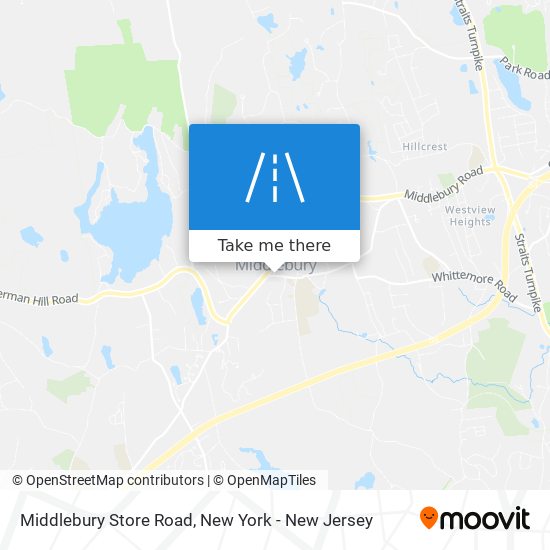 Middlebury Store Road map