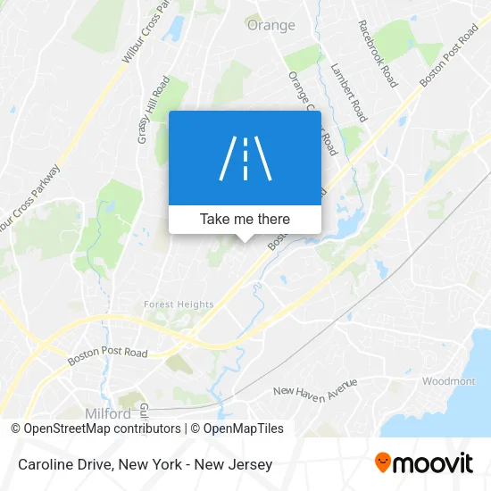 Mapa de Caroline Drive