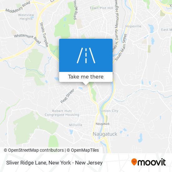 Sliver Ridge Lane map