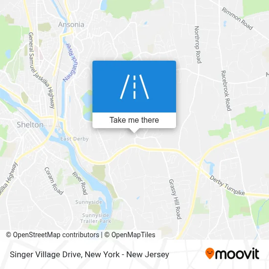 Singer Village Drive map