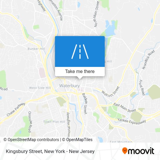 Mapa de Kingsbury Street