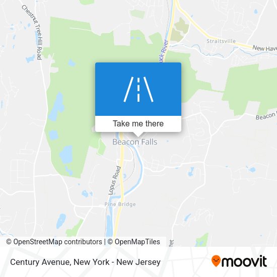 Mapa de Century Avenue