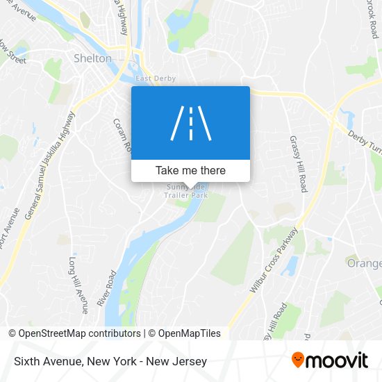 Mapa de Sixth Avenue
