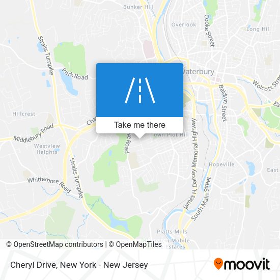 Mapa de Cheryl Drive