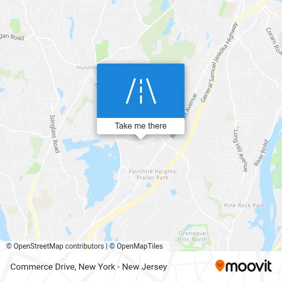 Commerce Drive map