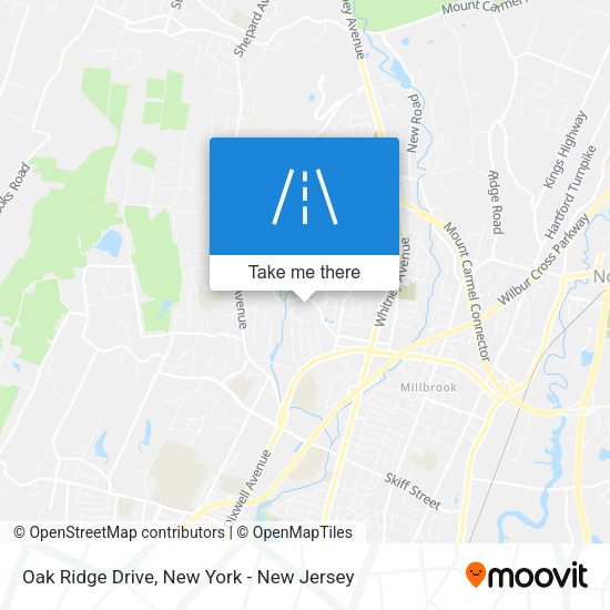 Oak Ridge Drive map