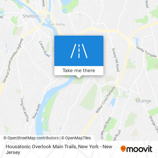 Housatonic Overlook Main Trails map