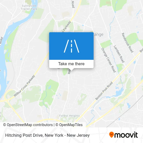 Hitching Post Drive map