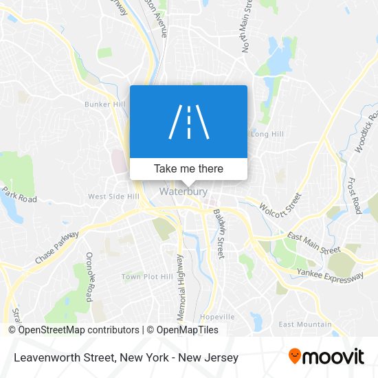Mapa de Leavenworth Street