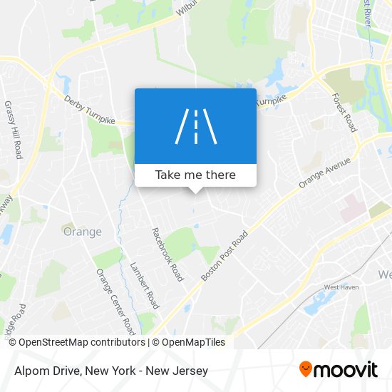 Alpom Drive map