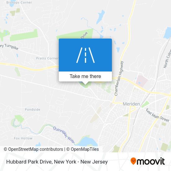 Hubbard Park Drive map