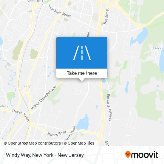 Windy Way map