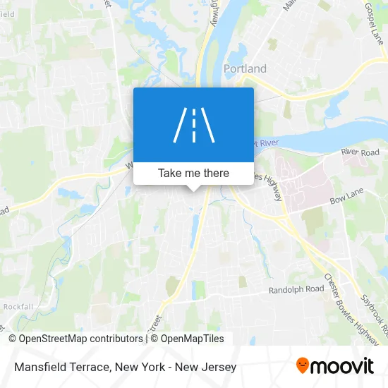 Mansfield Terrace map