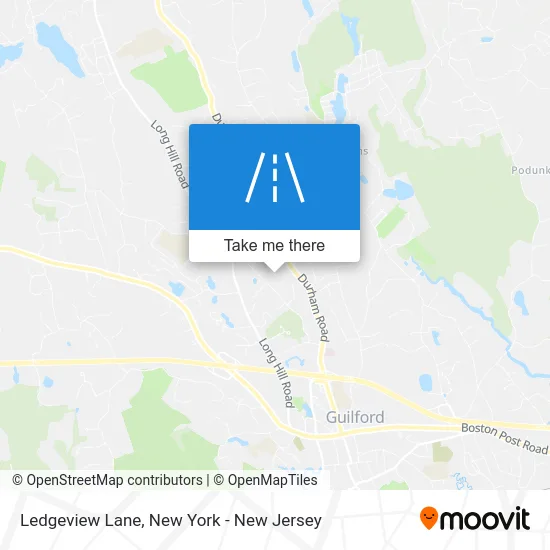 Ledgeview Lane map