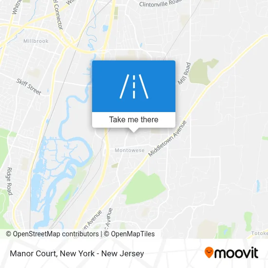 Manor Court map