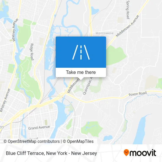 Blue Cliff Terrace map