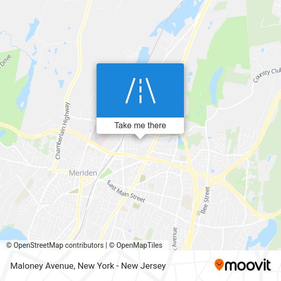 Mapa de Maloney Avenue