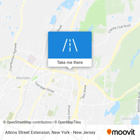 Atkins Street Extension map