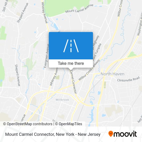 Mapa de Mount Carmel Connector