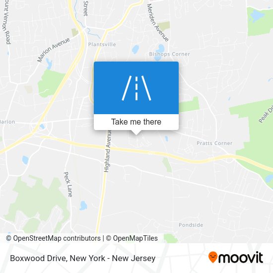 Mapa de Boxwood Drive