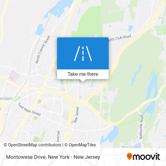 Mapa de Montowese Drive