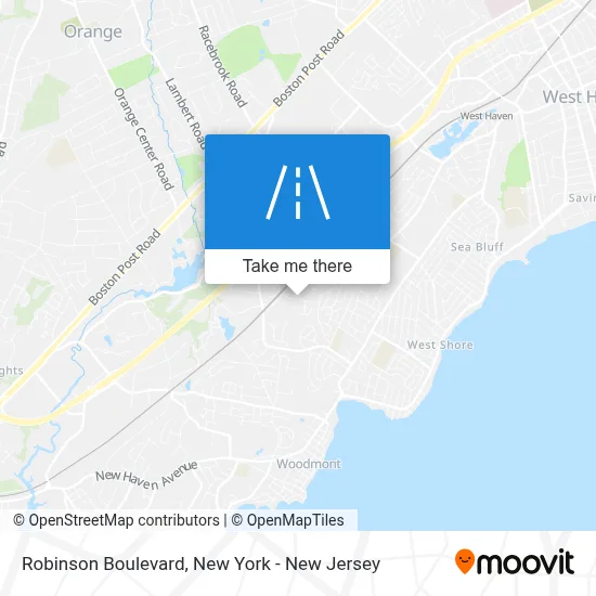 Robinson Boulevard map