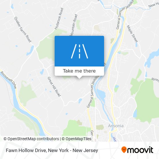 Fawn Hollow Drive map