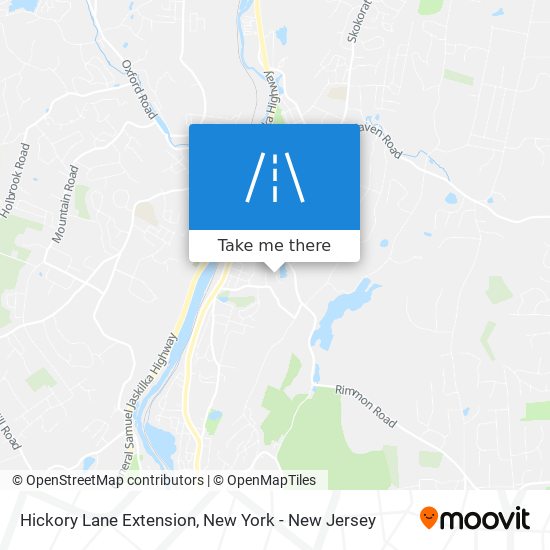 Hickory Lane Extension map