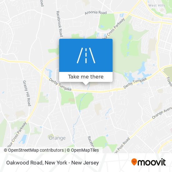 Mapa de Oakwood Road