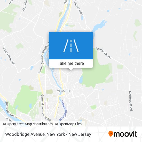 Mapa de Woodbridge Avenue