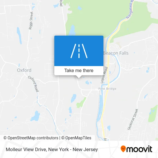 Molleur View Drive map