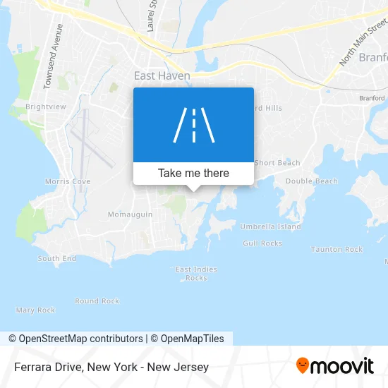 Ferrara Drive map