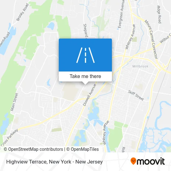 Highview Terrace map