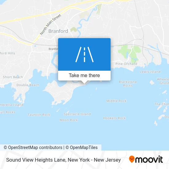 Sound View Heights Lane map