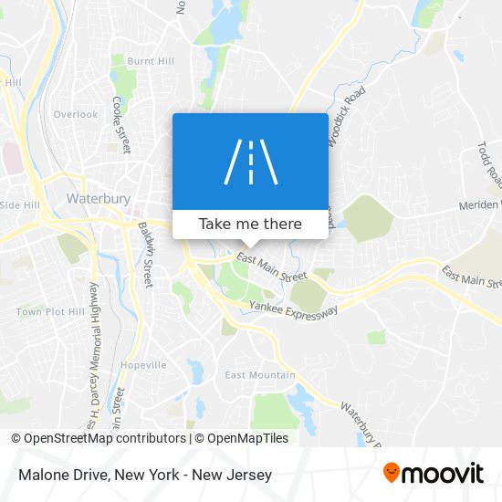 Malone Drive map