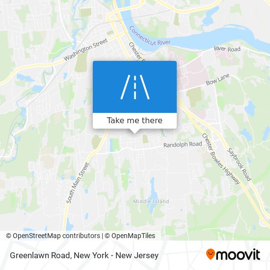 Greenlawn Road map