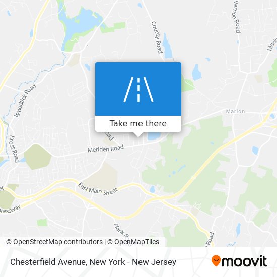 Mapa de Chesterfield Avenue