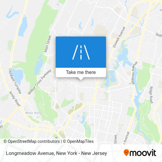 Mapa de Longmeadow Avenue