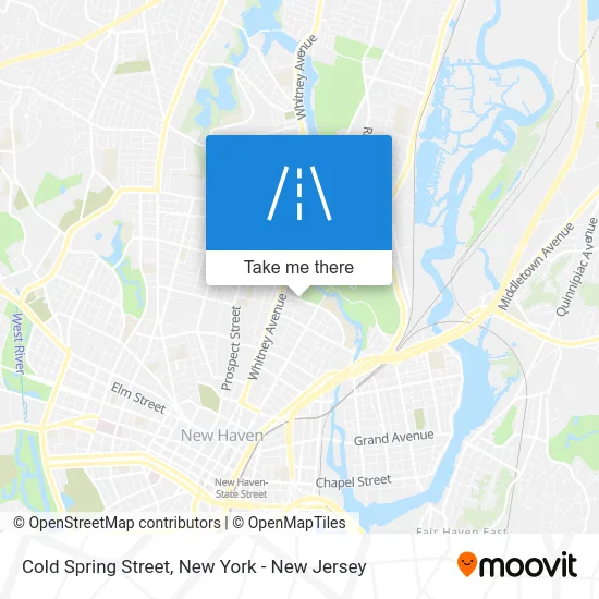 Cold Spring Street map