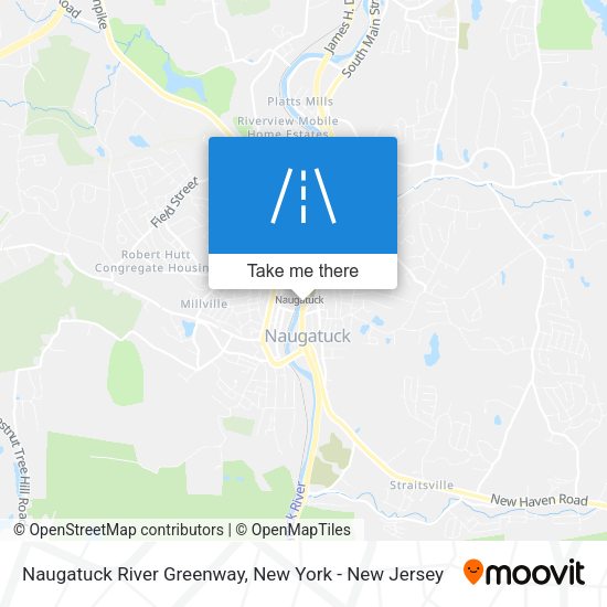 Naugatuck River Greenway map