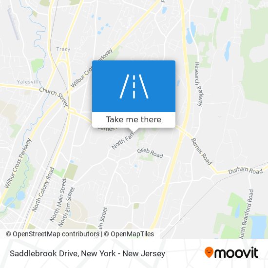 Saddlebrook Drive map